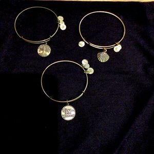 Alex and Ani Bronze Bangles